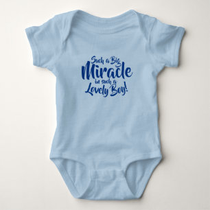 Can Change Text Such a Big Miracle in Lovely Boy Baby Bodysuit