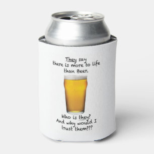 "CAN COOLER" ***BEER DRINKER'S MOTO**** CAN COOLER