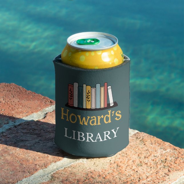 Can Cooler - Library -  Personalised - Add Name (In Situ Pool)