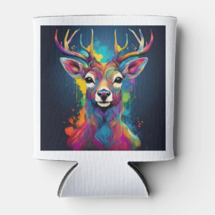 Can Cooler - The Colourful Deer Artwork