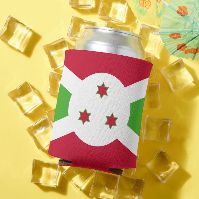 Can Cooler with flag of Burundi (In Situ Summer)