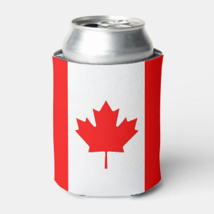 Can Cooler with flag of Canada