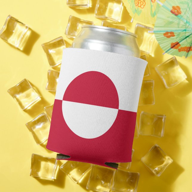 Can Cooler with flag of Greenland (In Situ Summer)