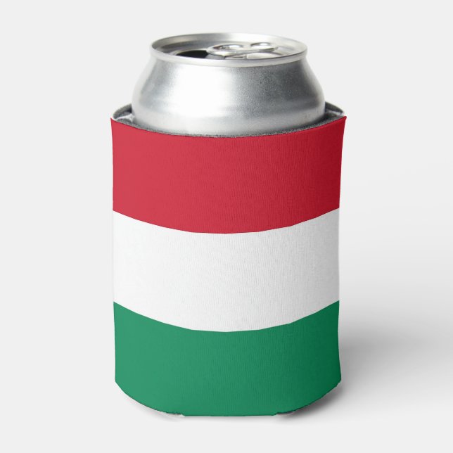 Can Cooler with flag of Hungary (Can Front)