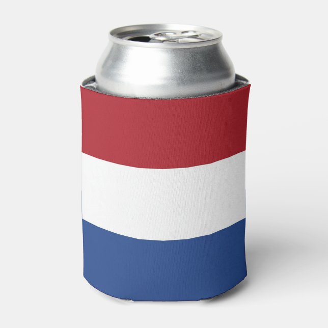 Can Cooler with flag of Netherlands (Can Front)