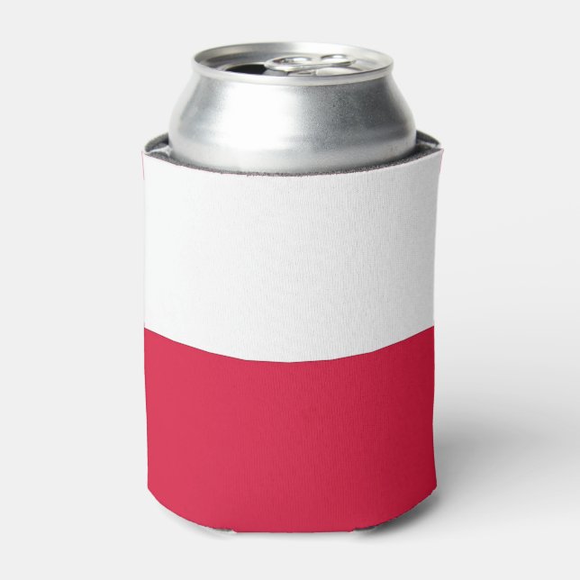 Can Cooler with flag of Poland (Can Front)