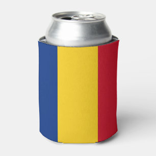 Can Cooler with flag of Romania
