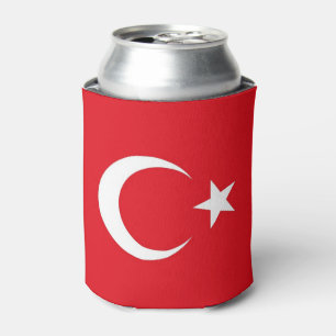 Can Cooler with flag of Turkey