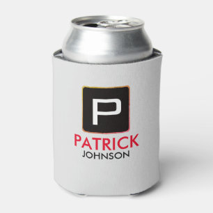 Can Cooler with Name Monogram