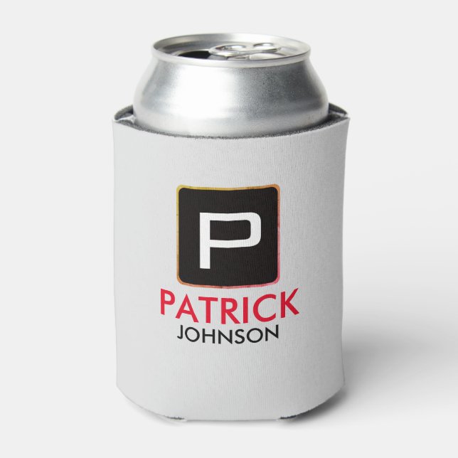 Can Cooler with Name Monogram (Can Front)