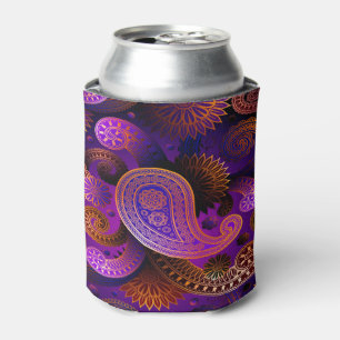 Can Coolers/Purple Paisley Cooler
