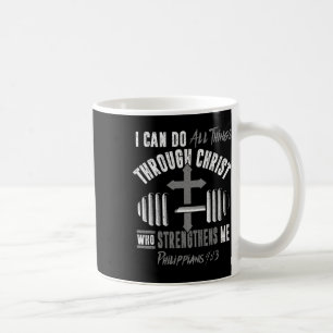 Can Do All Things Christian Jesus Bodybuilding Wei Coffee Mug