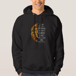 Can Do All Things Through Christ Who Strengthens M Hoodie