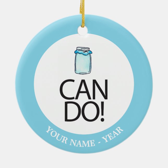 Can Do Ceramic Tree Decoration (Back)