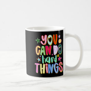 Can do hard things autism awareness autistic puzzl coffee mug
