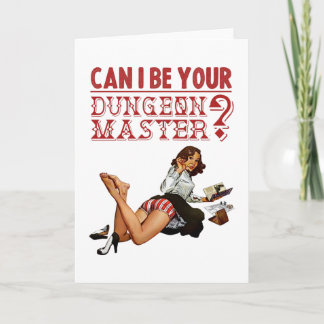 Can I Be Your Dungeon Master? Card