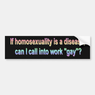 Can I Call Into Work? Bumper Sticker