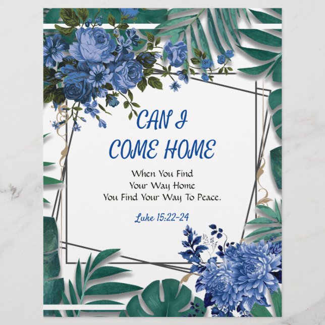 Can I Find My Way Back Home Personalised Paper (Front)