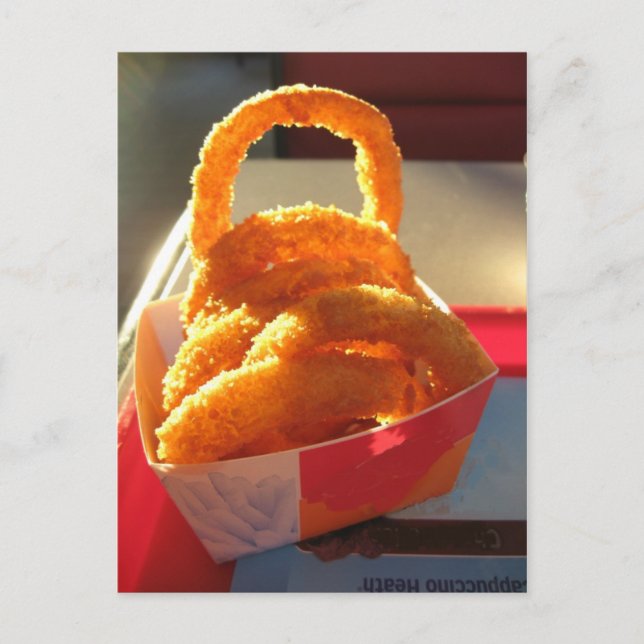 Can I Have Onion Rings With That Postcard (Front)