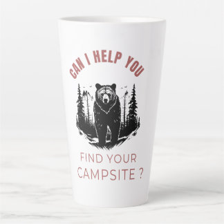 Can I Help You Find Your Campsite? – Funny Bear Mu Latte Mug