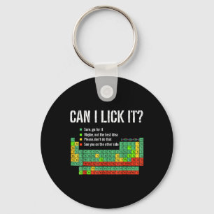Can I Lick It Funny 100 Days Of School Periodic Ta Key Ring