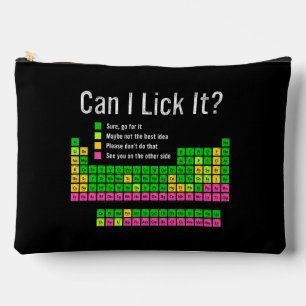 Can I Lick It Periodic Table Teacher Student Kids Accessory Pouch