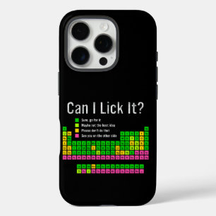 Can I Lick It Periodic Table Teacher Student Kids iPhone 16 Pro Case