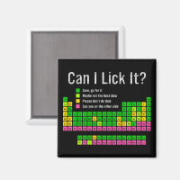 Can I Lick It Periodic Table Teacher Student Kids