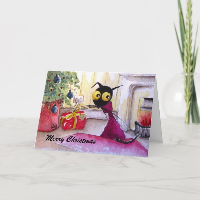 Can I open it? Holiday Card (Front)