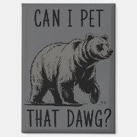 Can I Pet That Dog? Bear Meme Funny Dog