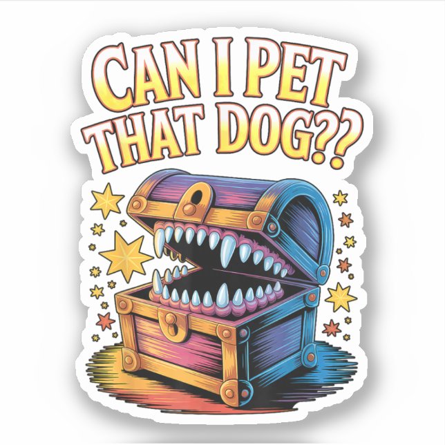 Can I Pet That Dog Funny Tabletop RPG Design Gift (Front)