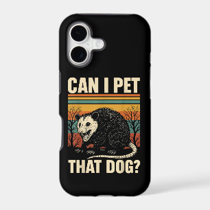Can I Pet That Dog Opossum Funny Meme Design 