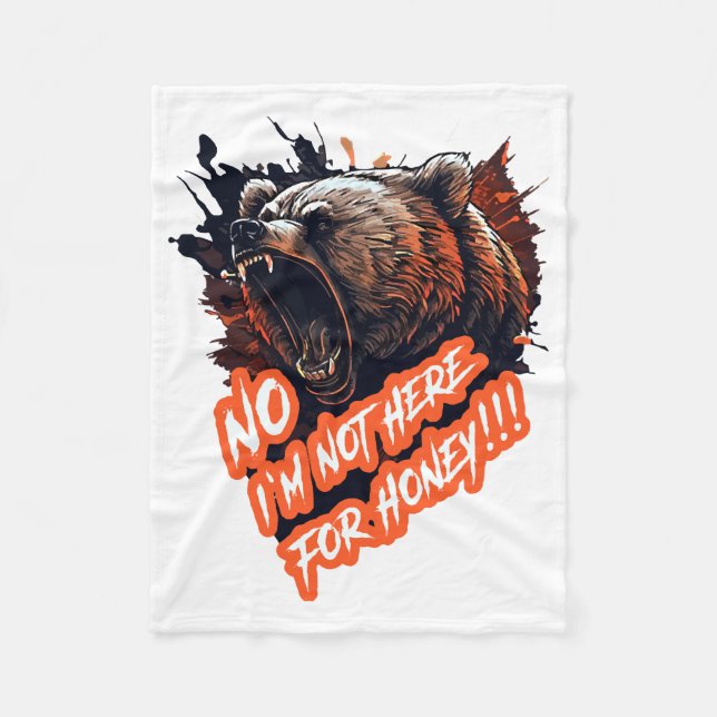 Can I Speak To The Manager  Fleece Blanket (Front)