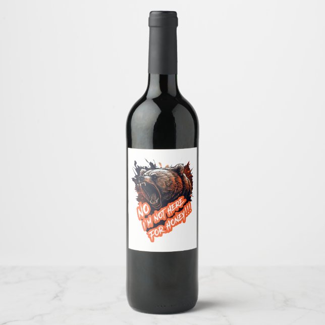 Can I Speak To The Manager  Wine Label (Front)