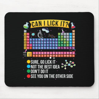 Can Lick Periodic Table Funny Science Chemistry Mouse Pad