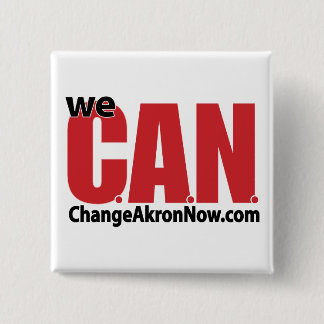 CAN logo button! 15 Cm Square Badge