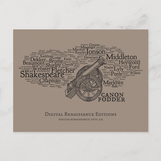 Can(n)on-Fodder Postcard (Front)