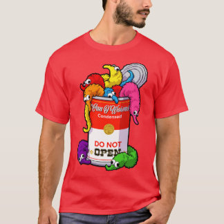 Can of Worms on a String Do Not Open T-Shirt