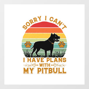 Can Plans Dog Pitbull Retro Sunset_1