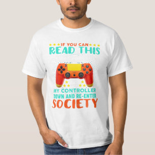 Can Read This Funny Video Game T-Shirt