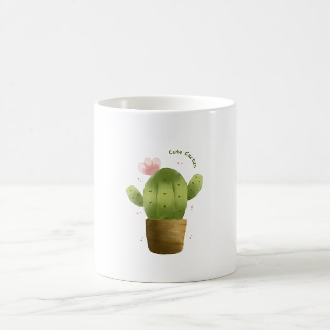 Can’t Touch This – Cute Cactus Coffee Mug (Center)