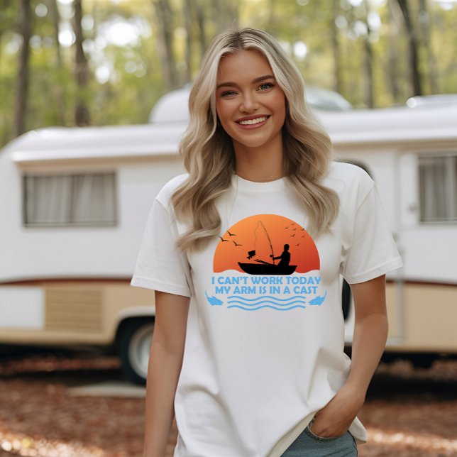 Can’t Work Today My Arm Is In A Cast T-Shirt (Creator Uploaded)