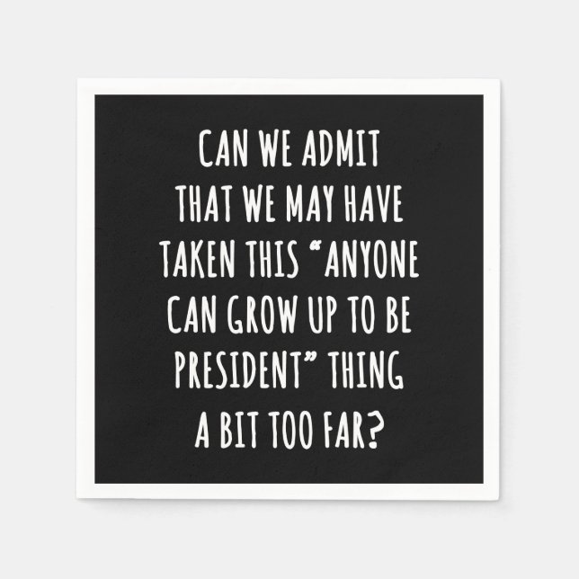 Can We Admit Napkin (Front)