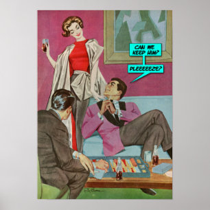 Can We Keep Him? [funny poster] Poster