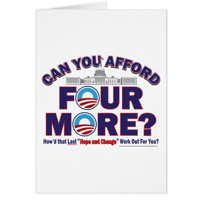 Can You Afford Four More (Front)