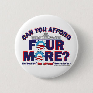 Can You Afford Four More 6 Cm Round Badge