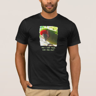 Can You Fly Military Macaw Dark T Shirt