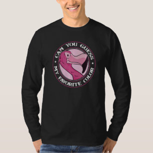 Can You Guess My Favourite Colour Flamingo 1 T-Shirt
