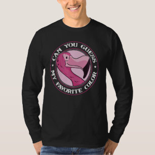 Can You Guess My Favourite Colour Flamingo 1 T-Shirt