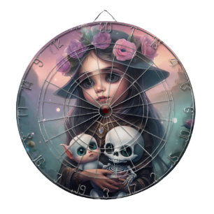 Can you hit my chin? dartboard